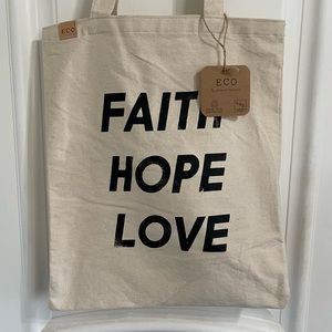 Faith, Hope, Love Tote
